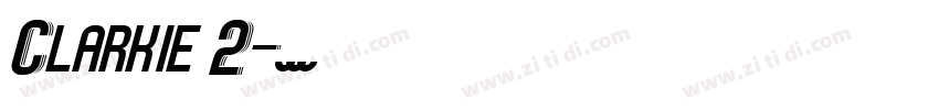 Clarkie 2字体转换
